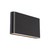 LED Up Down Wall Light Black With Clear Lens Tri-CCT 10W IP54 757lm