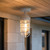 Ceiling Light White Metal Guard IP44 E27 60W