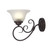 Wall Light Bronze Frosted Glass E27 60W 19cm