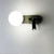 Wall light Black Opal Glass G9 4W 4000K 400lm With 3W Spotlight