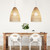 Pendant Light 38cm Natural Rattan E27 60W