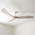 183cm 72-inch White-Oak DC Ceiling Fan Remote Control 6 Speed