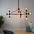 Pendant Light 10 Light 105cm Clear Glass E27 40W