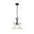 Pendant Light Bronze Frosted Glass 31cm E27 60W Downward