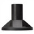 Wall Top Pedestal Base Mount 60mm Diameter Black