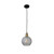 Pendant Light Antique Brass Diamond Patterned Glass 25cm E27 60W