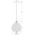 Pendant Light Antique Brass Diamond Patterned Glass 25cm E27 60W