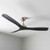 Noble 132cm 52-inch Nickel-Black DC Ceiling Fan Remote Control 3 Blade 30W