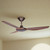 142cm 56-inch Bronze-Koa DC Ceiling Fan Remote Control 3 Blade 40W 6 Speed