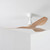 Tornatore 132cm 52-inch White-Ashwood DC Ceiling Fan Remote Control Blade 31W 6 Speed