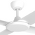 142cm 56-inch White DC Ceiling Fan Remote Control Convertible 3-4-5 Blades 40W