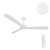 152cm 60-inch Ivory DC Ceiling Fan Remote Control 3 Blade 35W 6 Speed