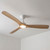 152cm 60-inch White-Ashwood DC Ceiling Fan With Light Remote Control 3 Blade 35W