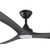 152cm 60-inch Black DC Ceiling Fan Light Remote Control 3 Blade 35W