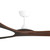 183cm 72-inch White-Walnut DC Ceiling Fan Remote Control 3 Blade 39W 6 Speed