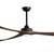 254cm 100-inch Black-Walnut DC Ceiling Fan Light Remote Control 3 Blade 50W