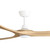 183cm 72-inch White-Timber DC Ceiling Fan Light Remote Control 3 Blade 39W