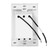Multi-Fan Wall Controller White AC 3 Speed