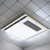4-in-1 Bathroom Heater Fan White With Tri-CCT LED Light 390mm