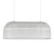 Pendant Light White Iron 3 Light 118cm E27