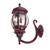 Wall Light Burgundy Upward B22 345mm IP23 Made in Italy
