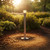 Bollard Light Silver Aluminium E27 IP54 1164mm Commercial Grade