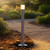 Bollard Light White Aluminium Opal E27 IP54 1164mm Commercial Grade