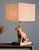 Table Lamp Rabbit Sculpture Timber E27 40W Base Only