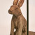 Table Lamp Rabbit Sculpture Timber E27 40W Base Only