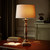 Table Lamp Dark Natural Timber E27 40W Base Only