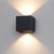 Up Down Light Black 3000K 10W 750lm IP54 Adjustable Beams
