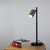 Desk Lamp Black and Brass 5W GU10 4000K Adjustable Head