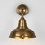 Wall Light Antique Brass Dome 26cm E27 40W