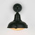 Wall Light Black Dome 26cm E27 40W