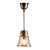 Pendant Light 155mm Antique Silver Clear Glass E27 40W