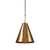 Pendant Light 31cm Brass Cone E27 40W