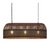 Pendant Light Rust Iron 3 Light 118cm E27