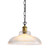 Pendant Light Ribbed Glass 30cm E27 60W