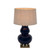 Table Lamp Blue Ceramic Gourd B22 40W