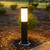 Bollard Light Black Stainless Steel E27 18W 240V IP44 45cm Commercial Grade