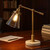 Desk Lamp Brass and Marble Base E27 40W