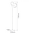 Floor Lamp Black Adjustable Shade 138cm E27 60W