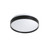 Oyster Light Black 33cm 12W Tri-CCT 750lm Round