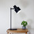 Desk Lamp Black Adjustable Head E27 25W