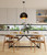 Pendant Light Black Dome Shape 35cm E27 40W