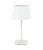Table Lamp White With Chrome Highlight E27 60W Table Lamp White With Chrome Highlight E27 60W