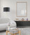Floor Lamp Black Shade Brass Tripod E27 60W 159cm