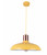 Pendant Light Yellow With Copper Highlight E27 40W Pendant Light Yellow With Copper Highlight E27 40W