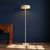 Floor Lamp Cream Drum Shade E27 60W 150cm