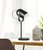 Desk Lamp Black Adjustable Curved Shade E27 60W